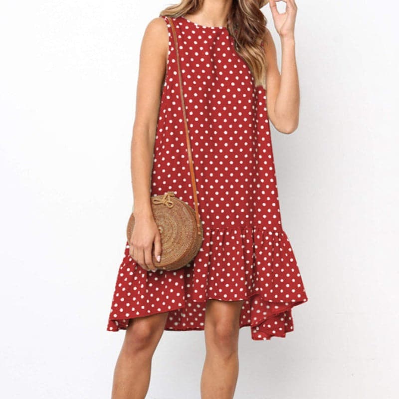 Cute Polka Dot Sundress for Women - Nocini