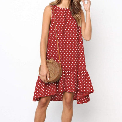 Cute Polka Dot Sundress for Women - Nocini