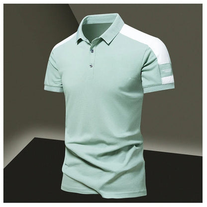 Men's Slim Fit Polo Shirt - Lightweight Short Sleeve Tee