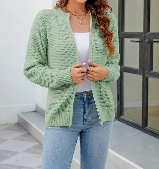 Comfy Everyday Women's Zip Cardigan