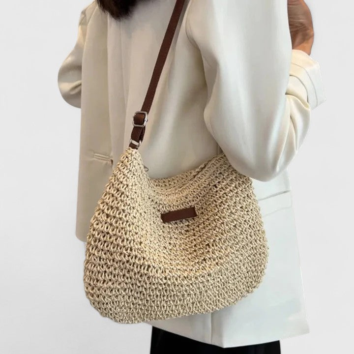 Simple Canvas Shoulder Bag for Daily Use