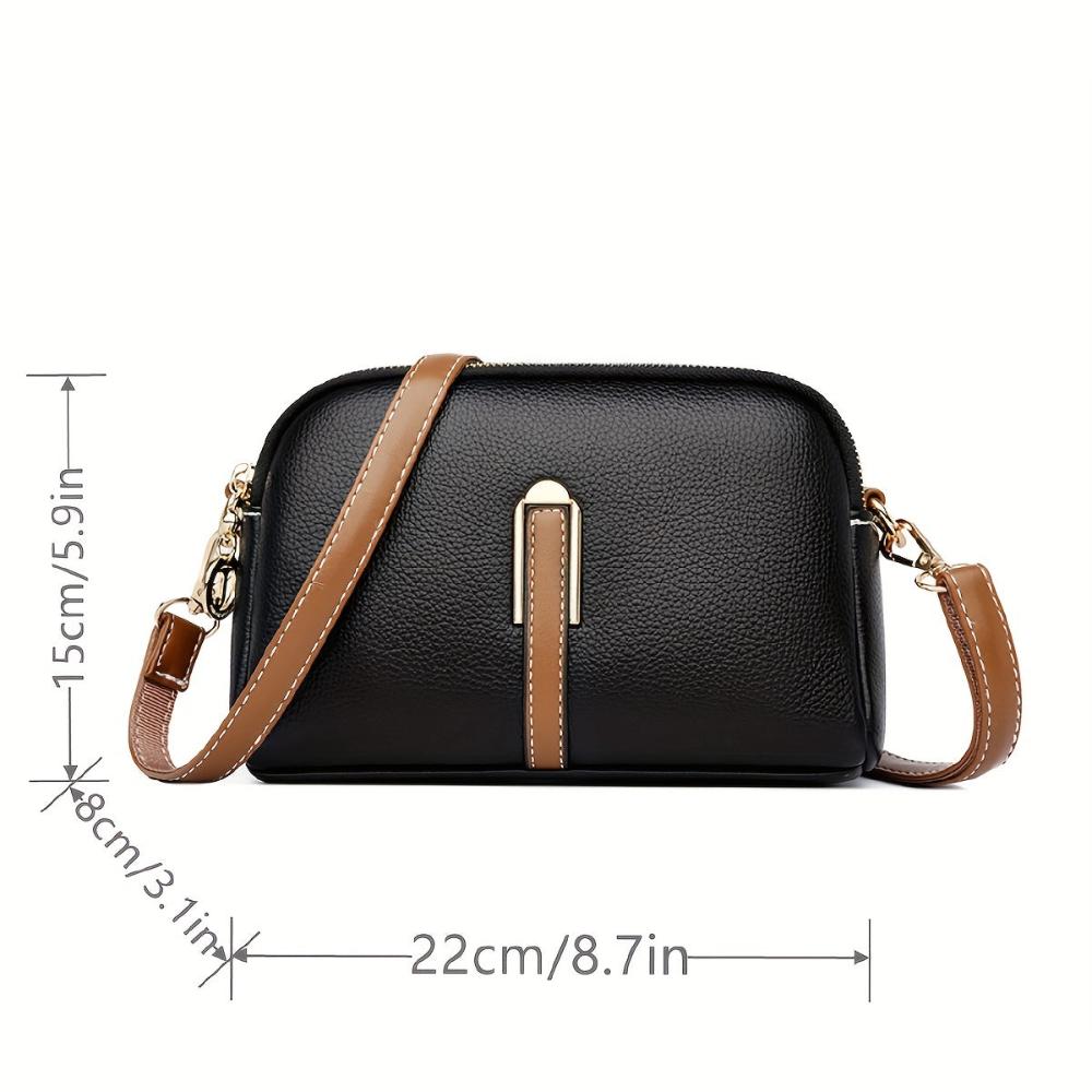 Stylish Faux Leather Small Shoulder Bag