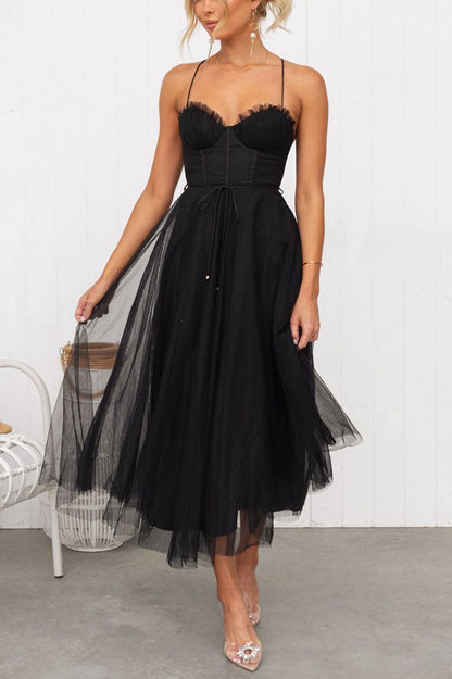 Ladies' Fit & Flare Corset Dress