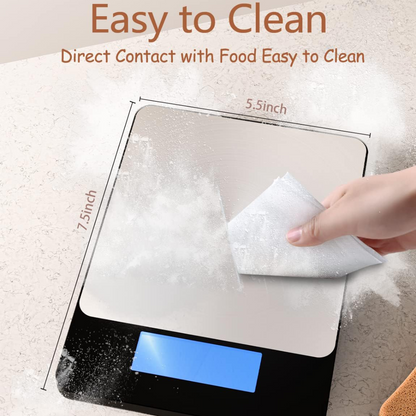 Digital Kitchen Scale - PrecisionPro-Black-Nora Luxe