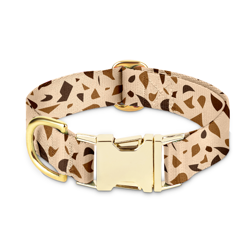 Luxury Dog Collar with Gold Details - Pexav