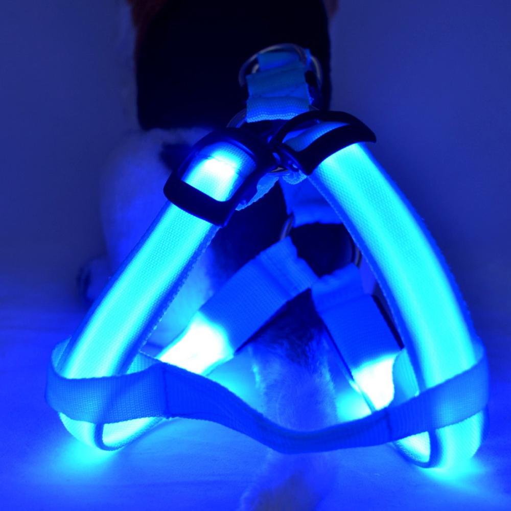 Reflective Pup Harness with LED Lights - Pexav