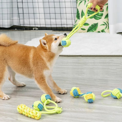 Durable Dog Rope Toy - Interactive Play Ball - Pexav