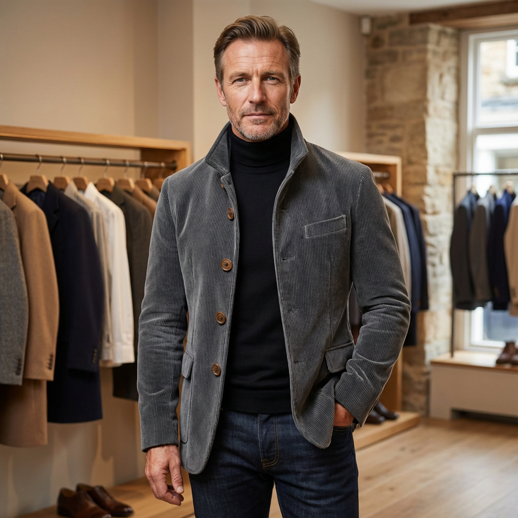 Image of Don | Men's Button-Down Casual Jacket