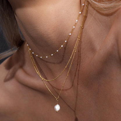 Double Bead Choker - Amara-Nora Luxe