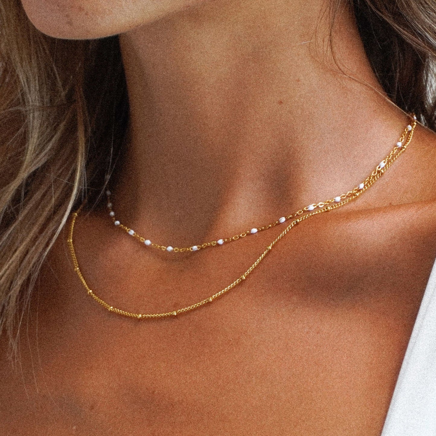 Delicate Pearl Choker Necklace - Pexav