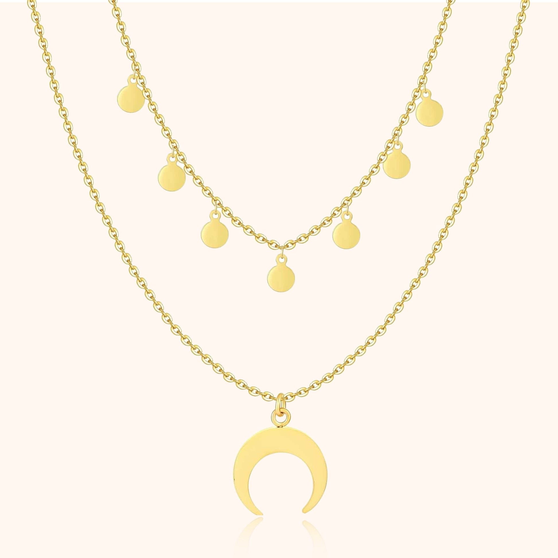 Double Necklace - Luna-Gold-Nora Luxe