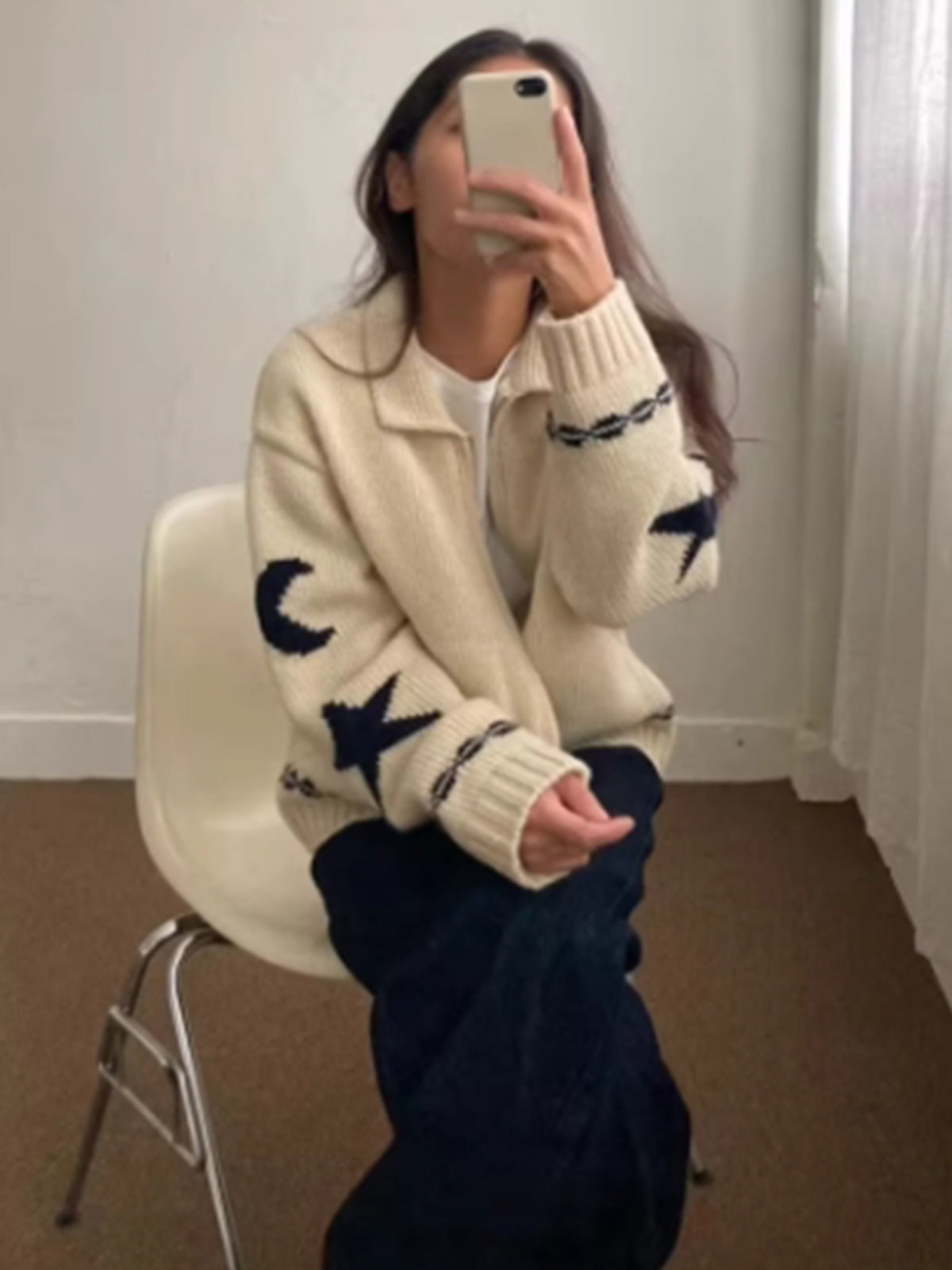 Cozy Dual Zip Pocket Cardigan Sweater