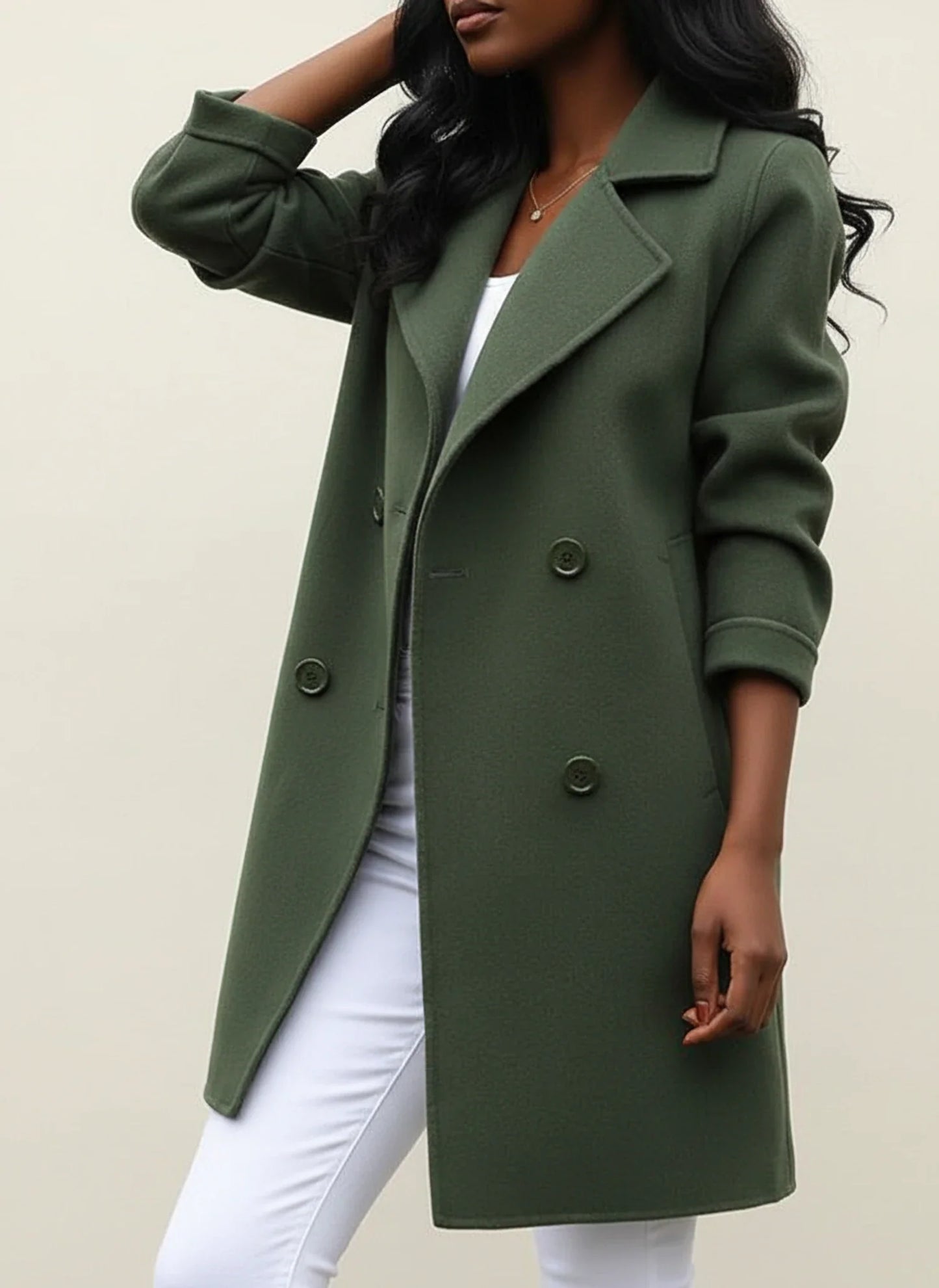 Classic Women's Pea Coat Jacket