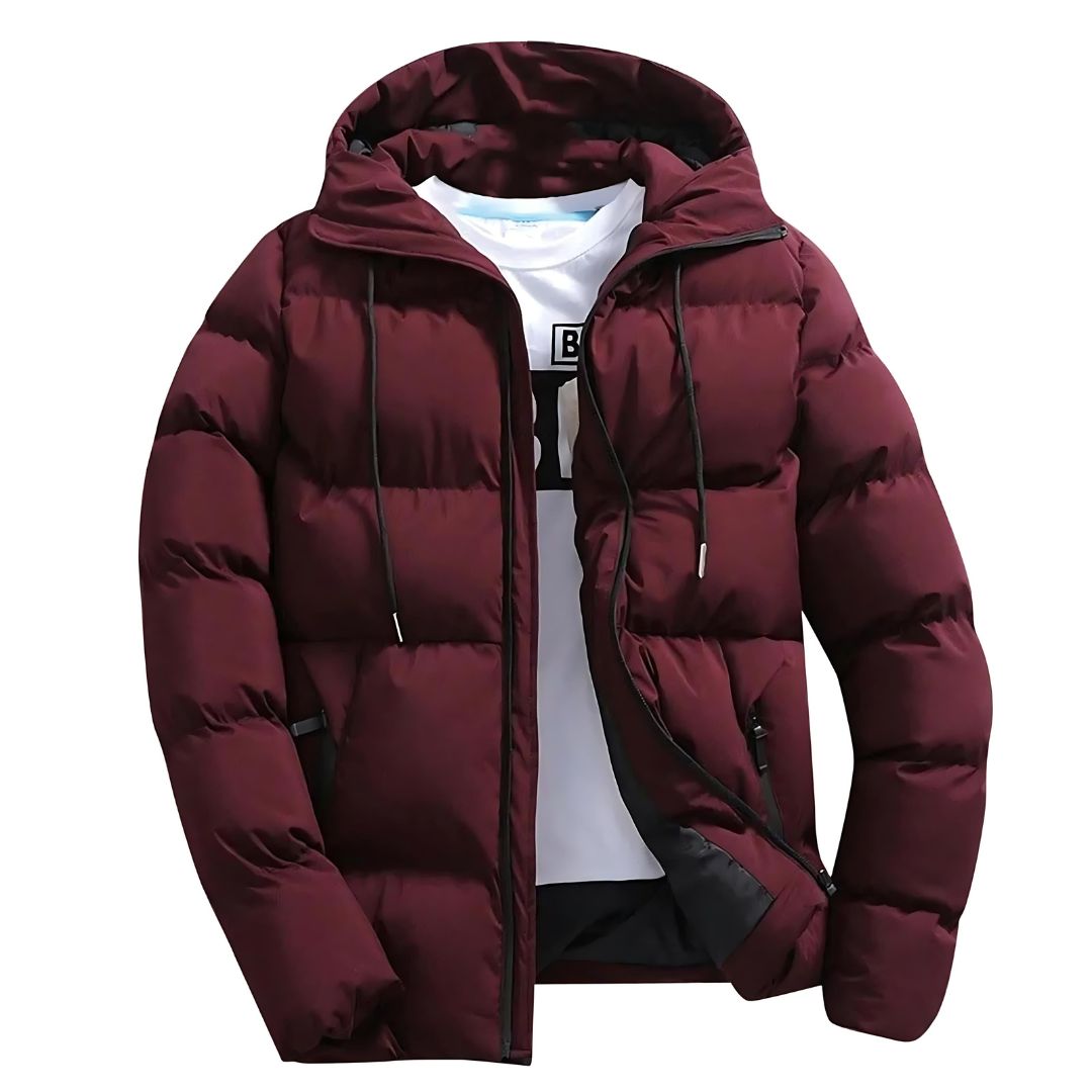Warm Hooded Padded Winter Jacket