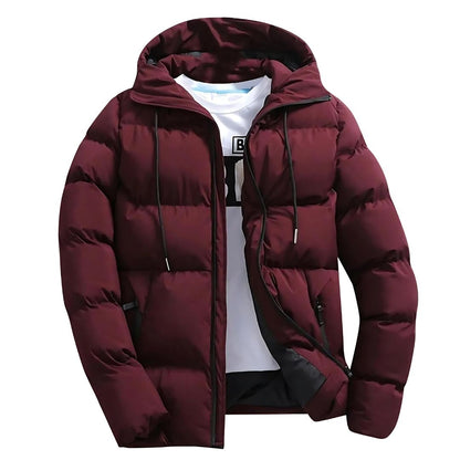 Warm Hooded Padded Winter Jacket