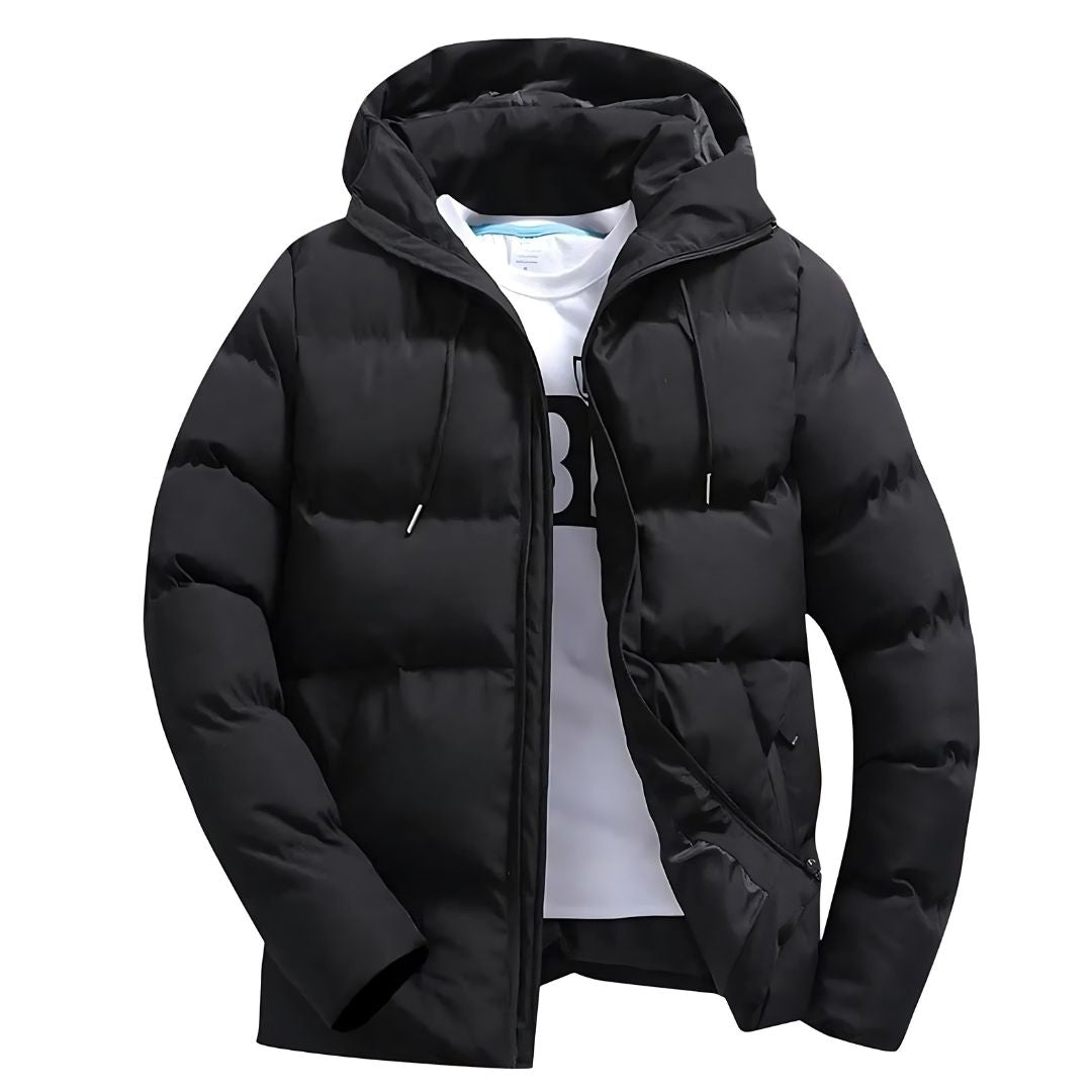 Warm Hooded Padded Winter Jacket