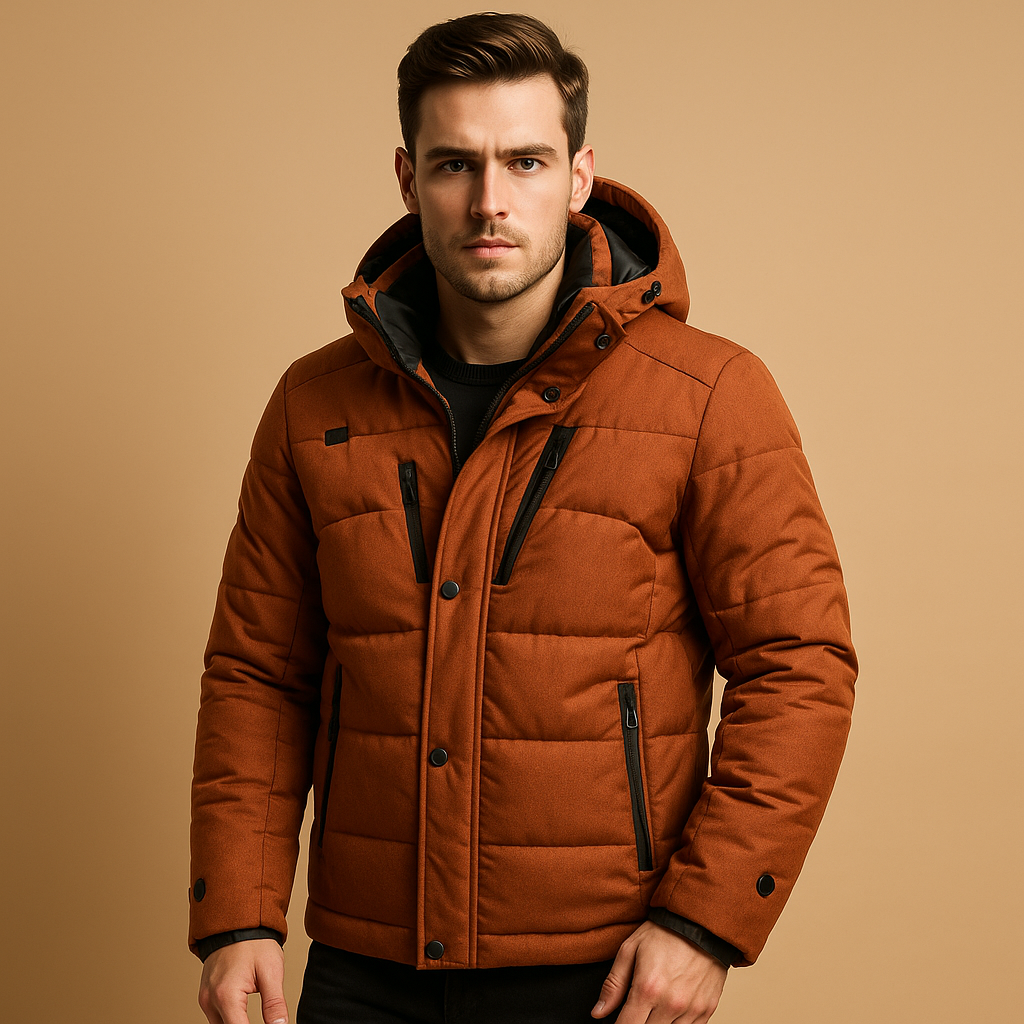 Warm Waterproof Parka Coat for Men - Nocini
