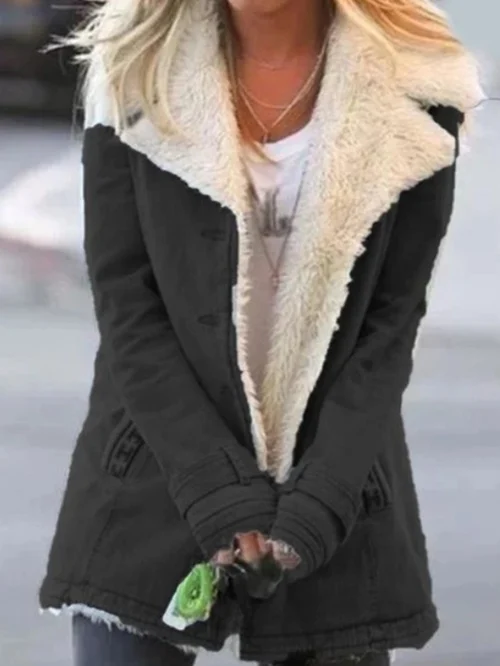 Ladies' Fleece Lined Parka Coat