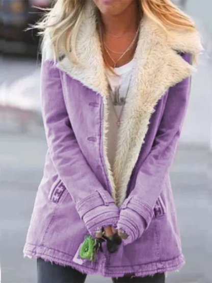 Ladies' Fleece Lined Parka Coat