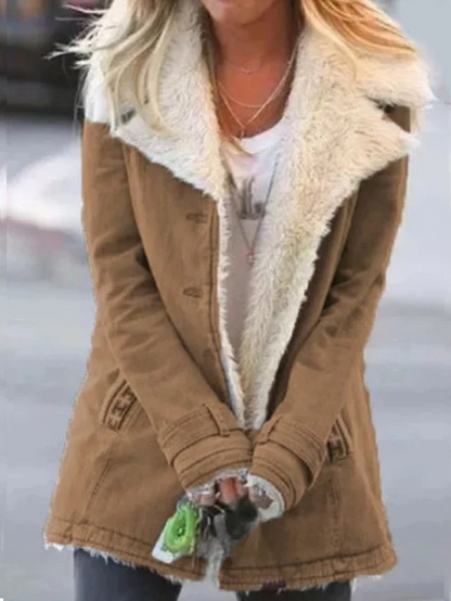 Ladies' Fleece Lined Parka Coat