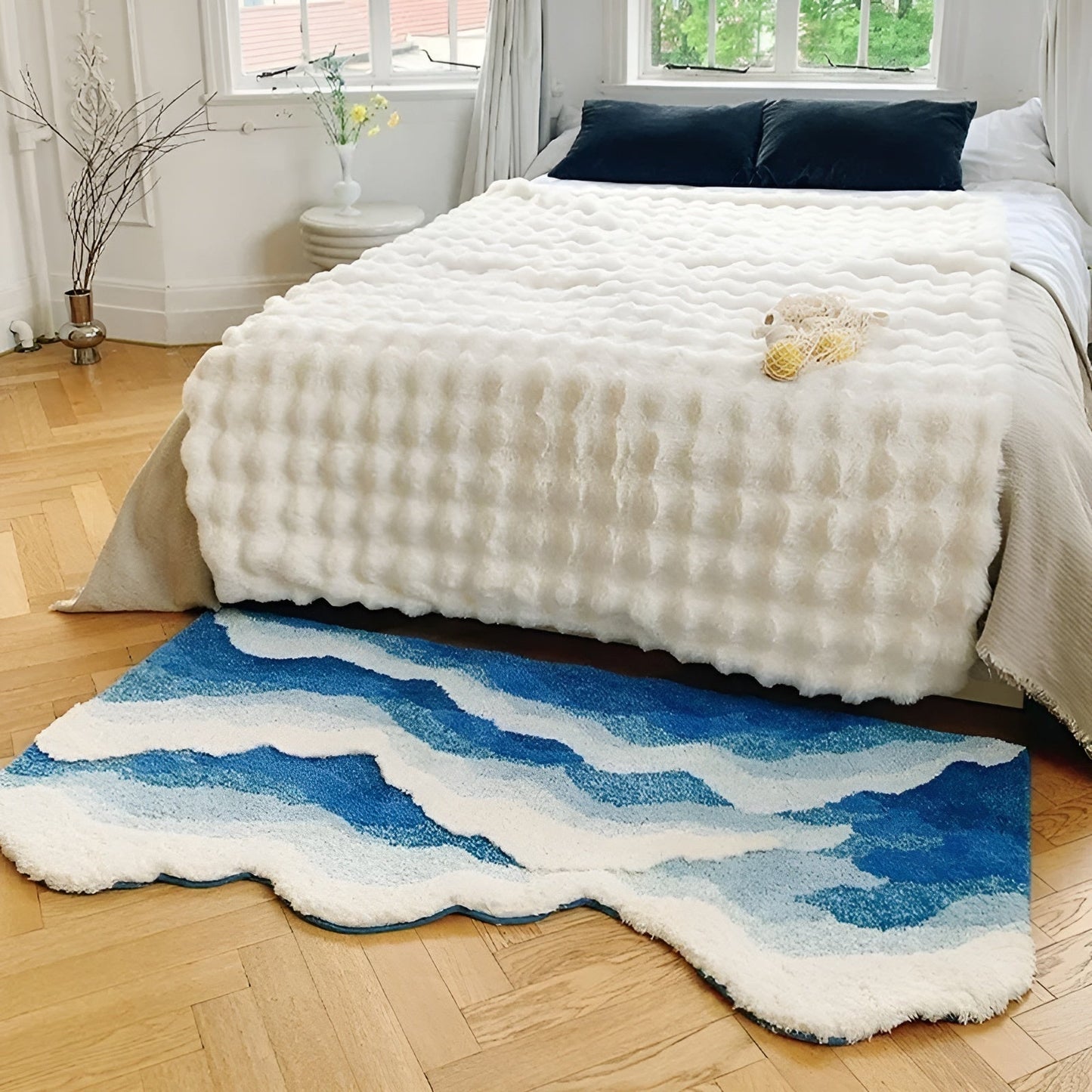 Plush Pile Patterned Rug