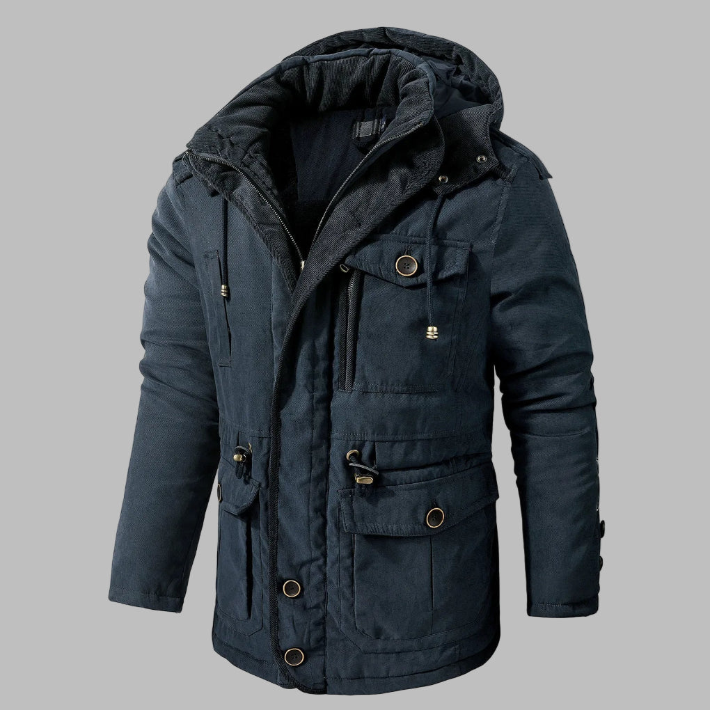 Insulated Water Resistant Mens Coat - Olytrend