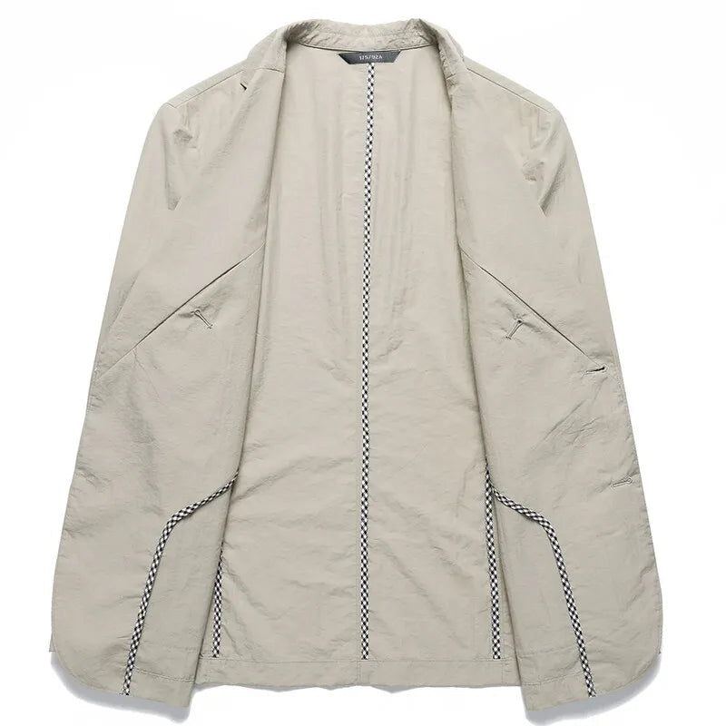 Classic Fit Men's Linen Jacket