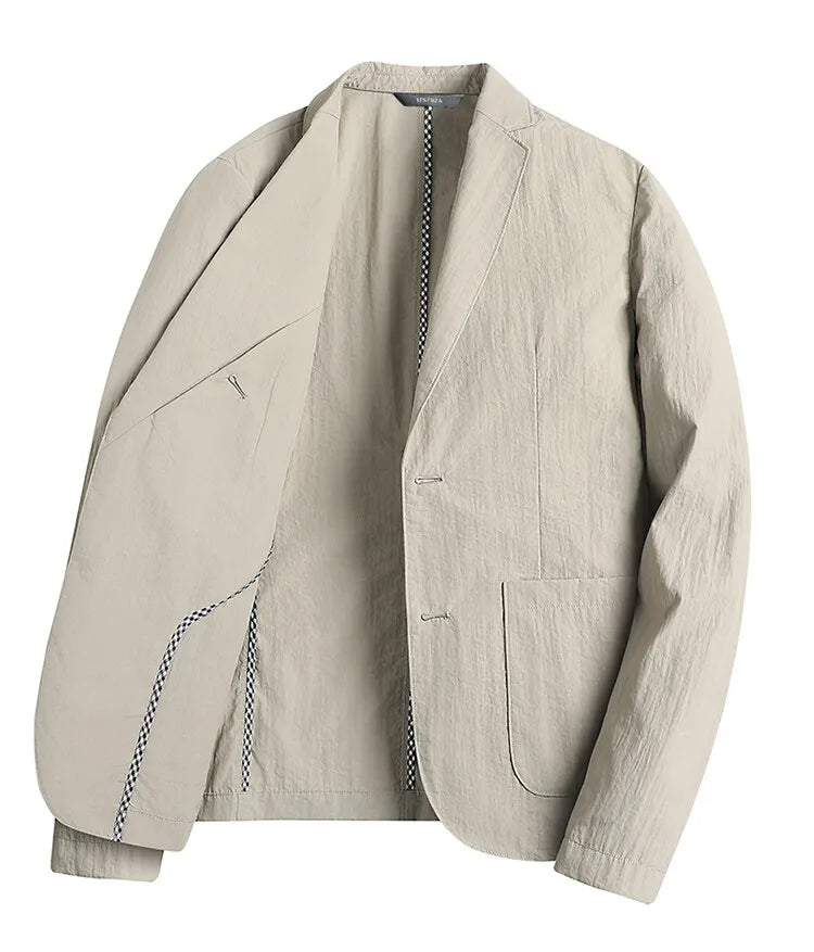 Classic Fit Men's Linen Jacket