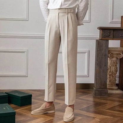 Classic Fit Pleated Mens Pants