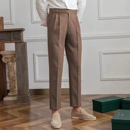 Classic Fit Pleated Mens Pants