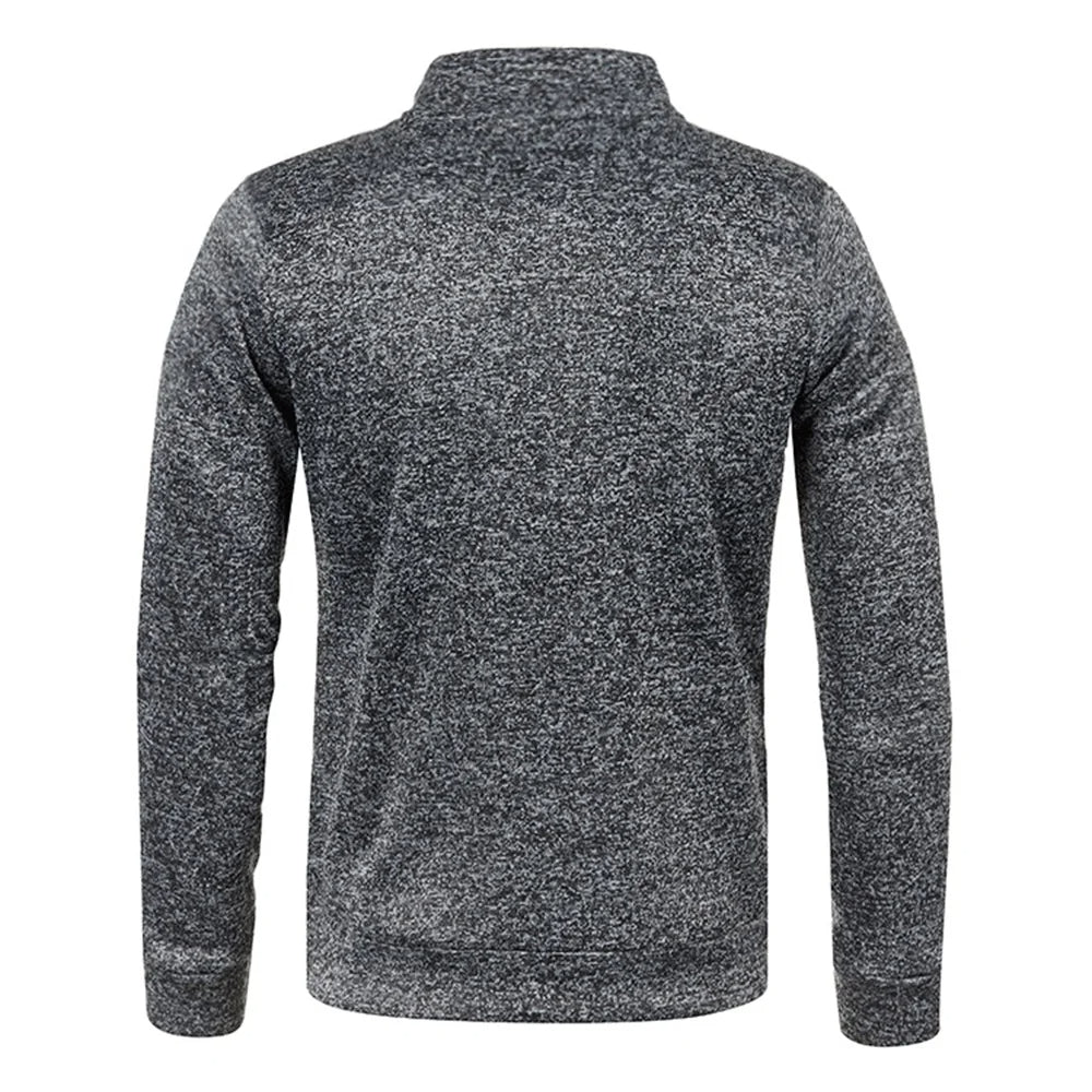 Warm Fleece Pullover Sweater for Men