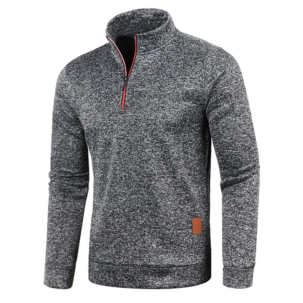Warm Fleece Pullover Sweater for Men