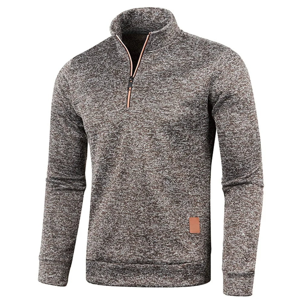Warm Fleece Pullover Sweater for Men