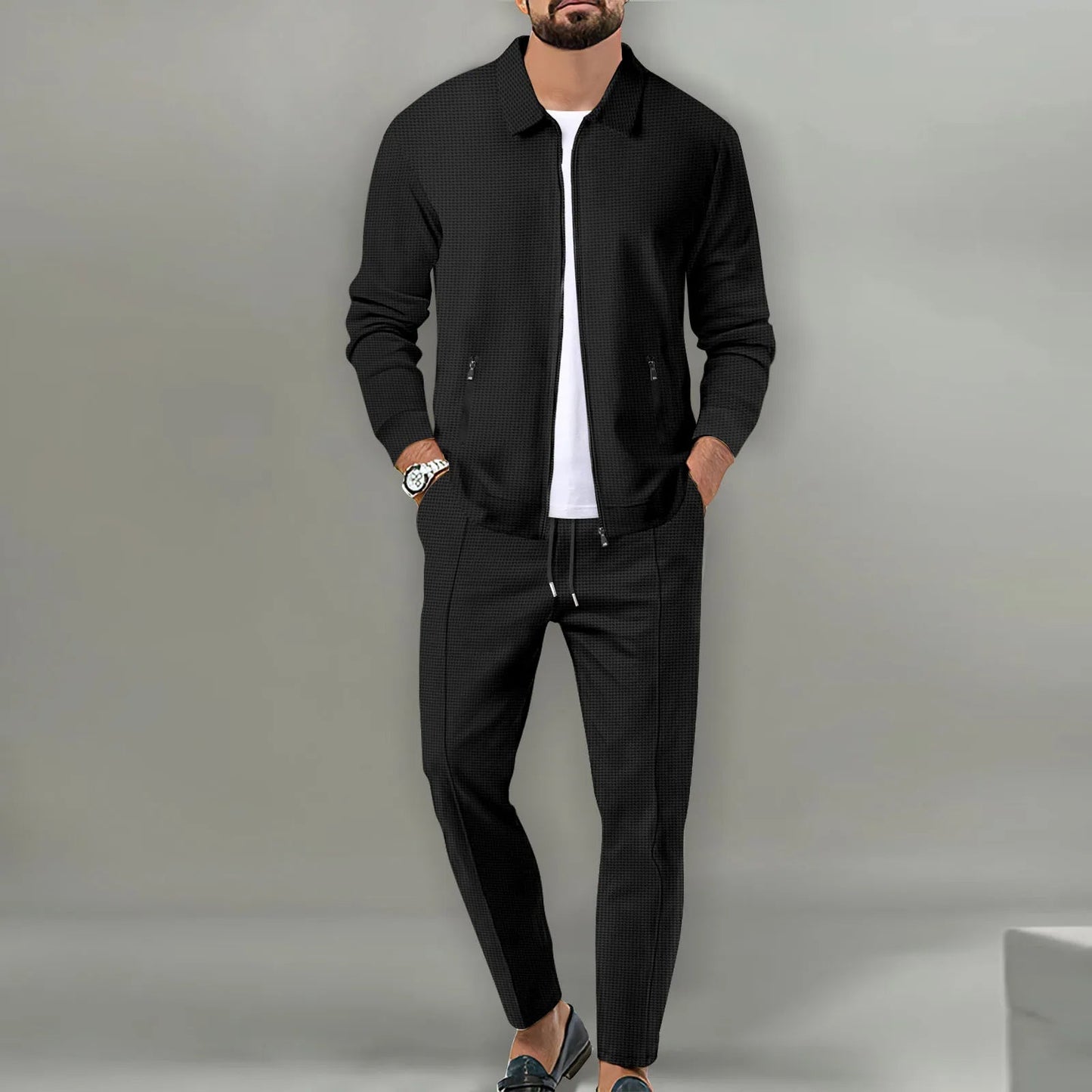Lightweight Breathable Mens Shirt and Pants Set
