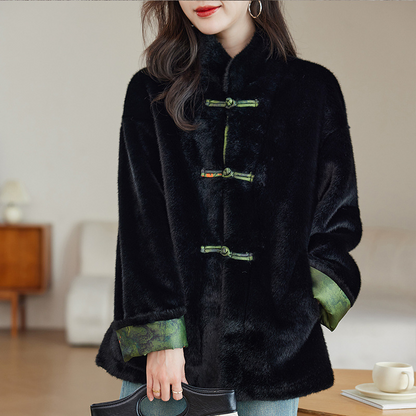 Luxurious Ladies Long Fur Jacket - Nocini