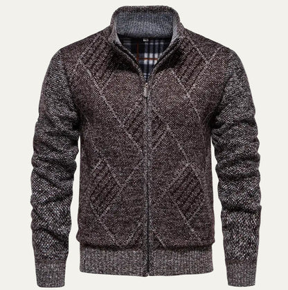 Warm Mens Fleece Zip Up Jacket - Nocini