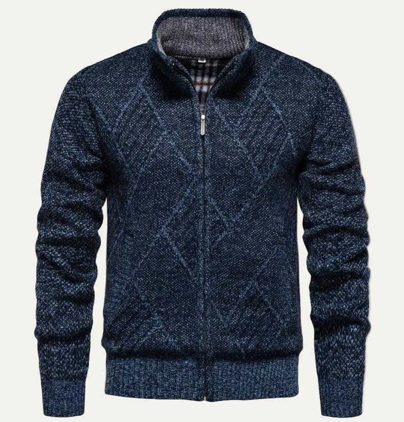 Warm Mens Fleece Zip Up Jacket
