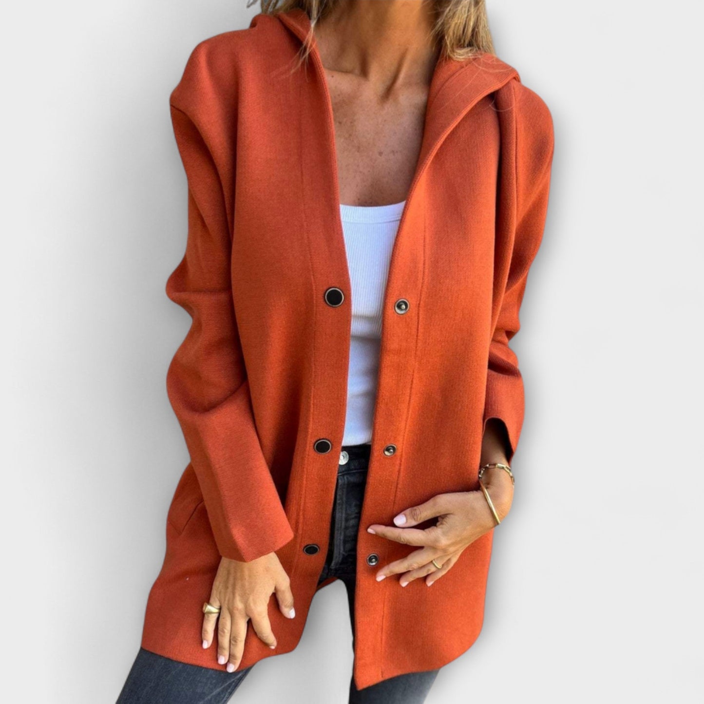 Classic Fit Ladies Hooded Coat