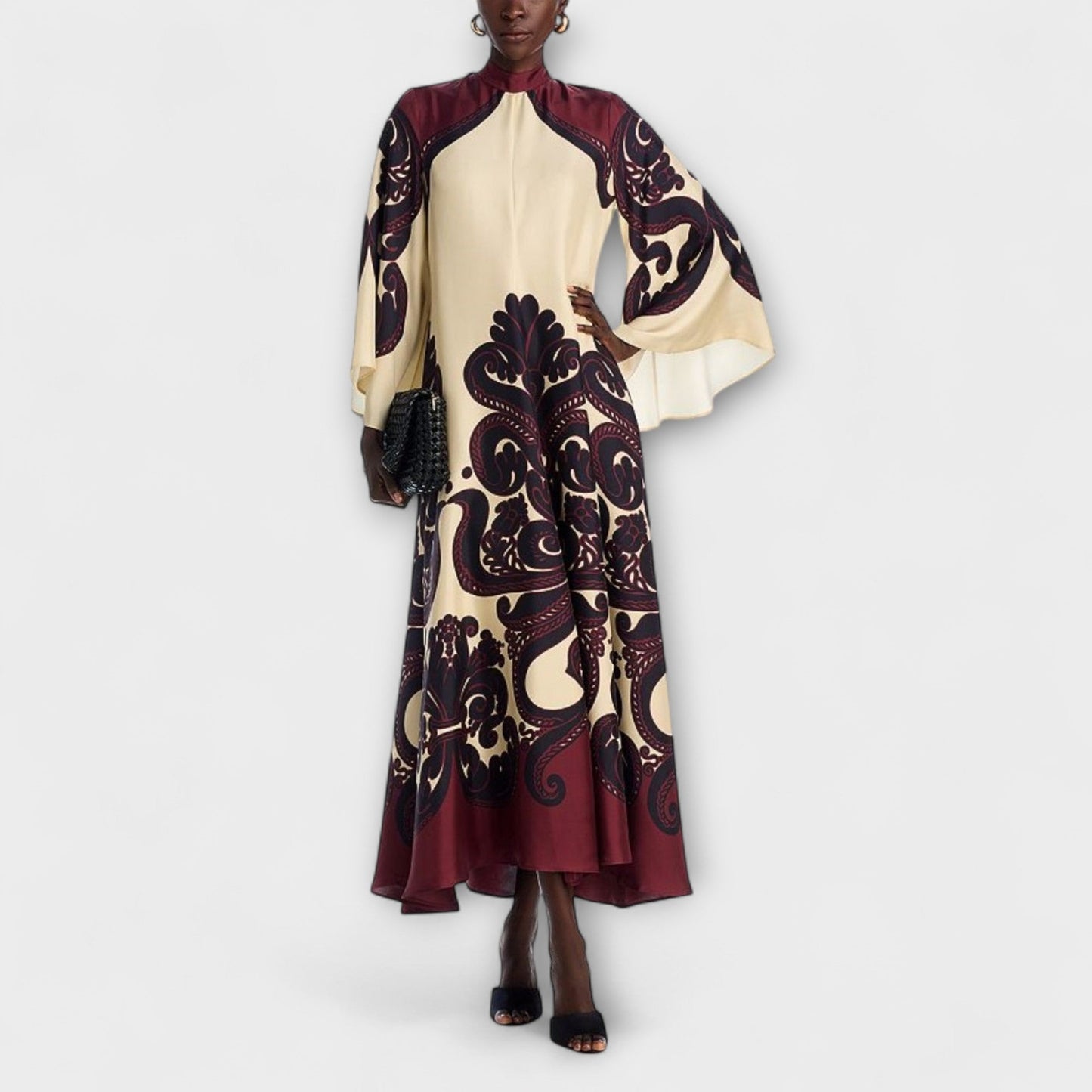 Elegant Floral Long Maxi Dress for Women - Nocini
