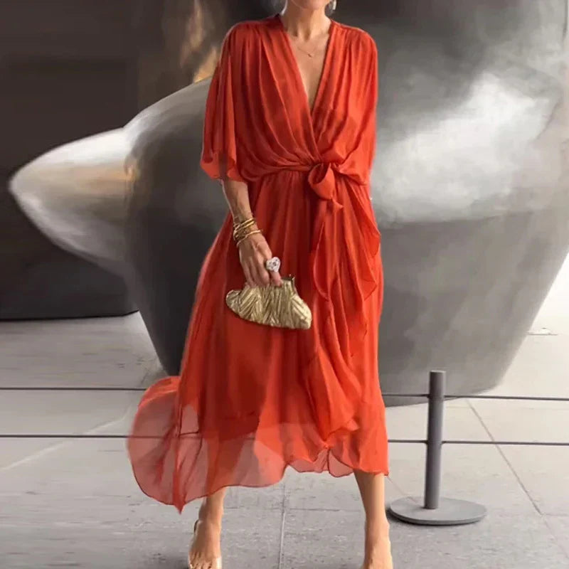 Classic Scoop Neck Dress