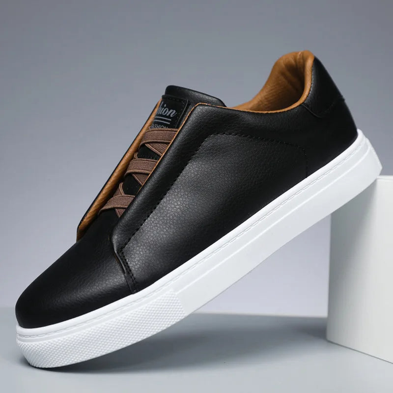 Comfortable Men's Leather Orthopedic Slip On Shoes