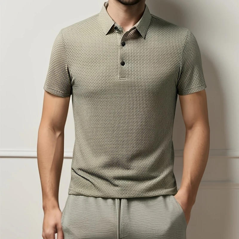 Classic Short Sleeve Polo Shirt for Men