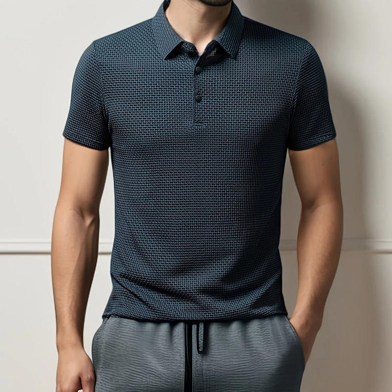 Classic Short Sleeve Polo Shirt for Men