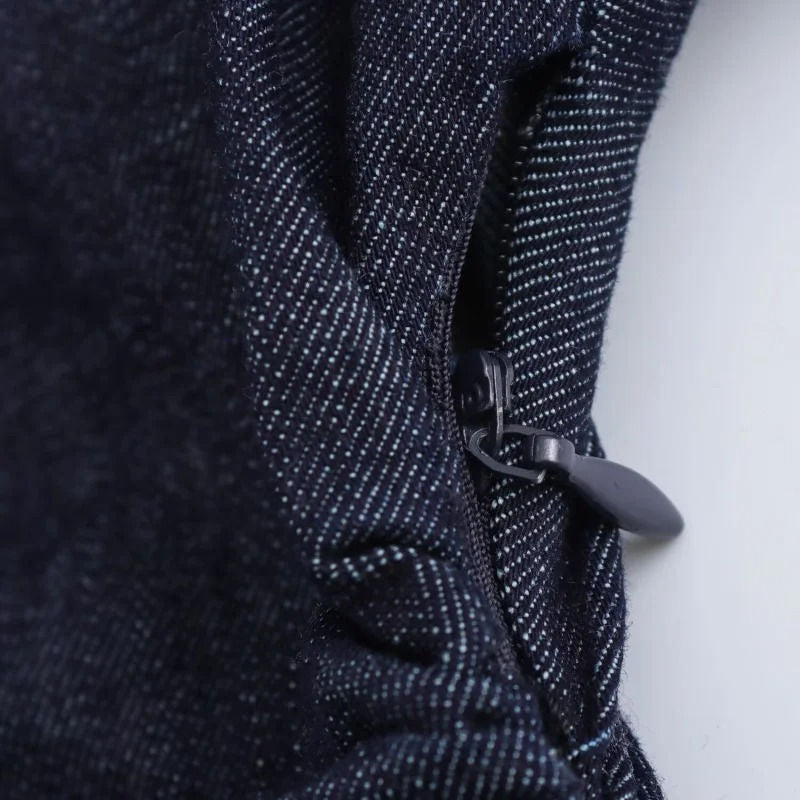 Slim Fit Blue Jeans Dress for Women