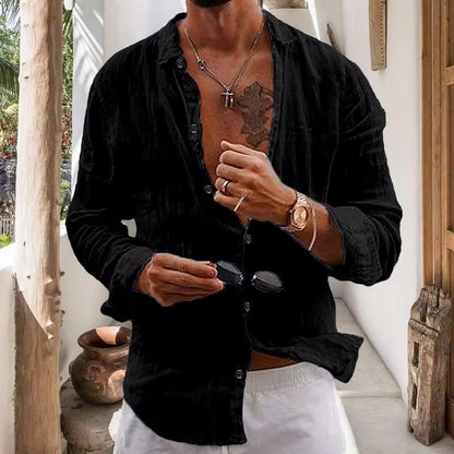 Casual Summer Mens Cotton Shirts