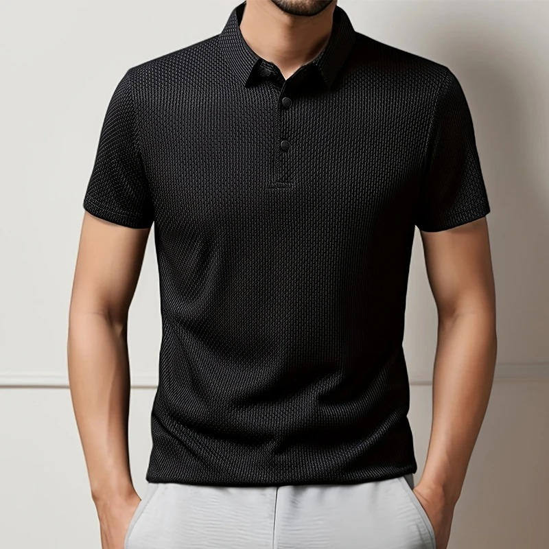 Classic Short Sleeve Polo Shirt for Men