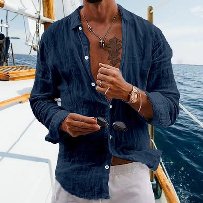 Casual Summer Mens Cotton Shirts