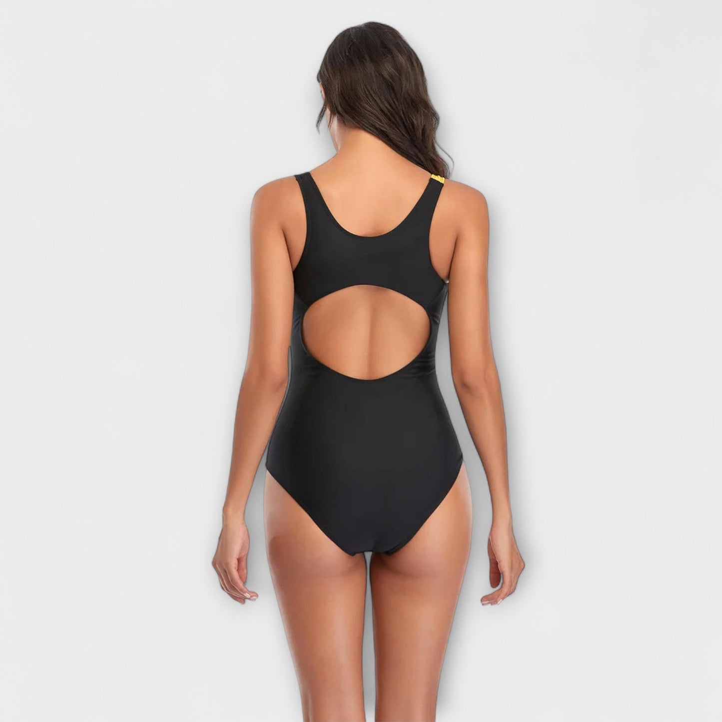 Stylish High-Neck One-Piece Swimsuit for Women