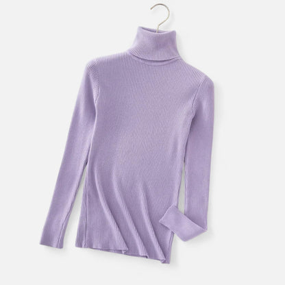 Feminine Crew Neck Knit Sweater
