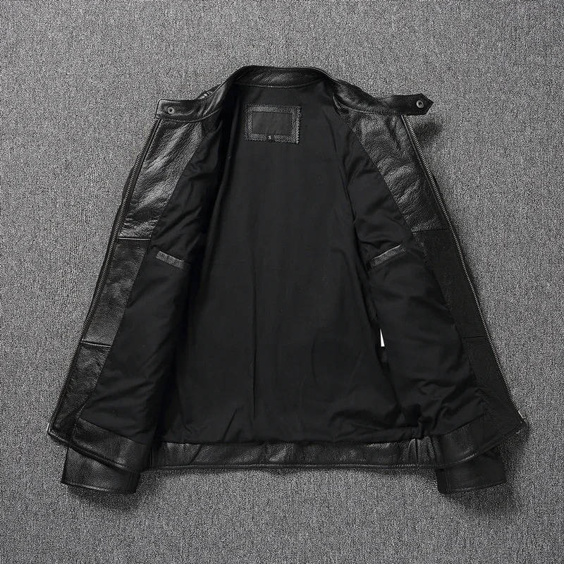 Men's Classic Biker Leather Jacket